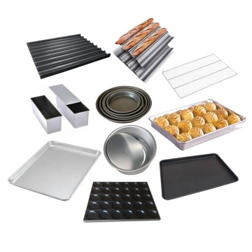 Bread Tin Pizza Cake Baking Dishes & Pan Set - Non Stick Carbon Stainless Steel Aluminum Bakery Oven Bakeware