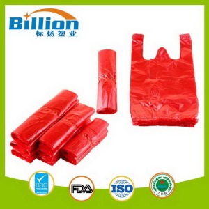 High Density Plastic Polyethylene Bags for Supermarket