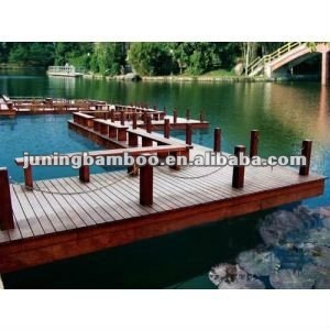 anti-skid large groove outdoor bamboo flooring