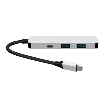 4 Ports Tpe-C to 2USB3.0 1Type-C 1HDMI Adapter