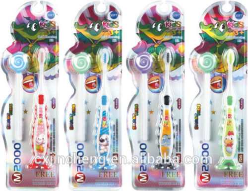 kid tooth brush cartoon design brand M2000