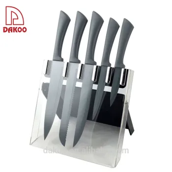 Non-stick Coated Stainless Steel Kitchen 5Pcs Knife Set