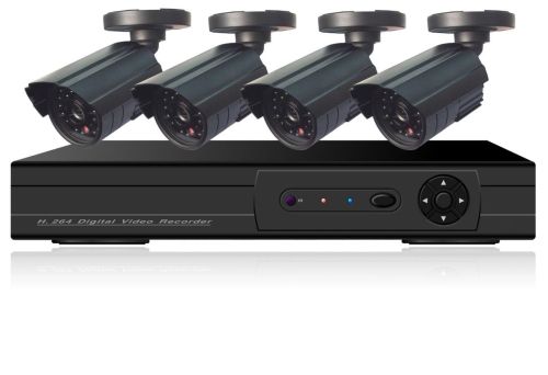4ch H.264 7series Digital Video Recorder Support Sata Hdd &amp; Usb Disk, 1/3'' Sony Ccd Ir Camera Dvr Kit