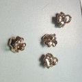 10MM Golden Flower Bead Caps Pendants DIY Jewelry Making