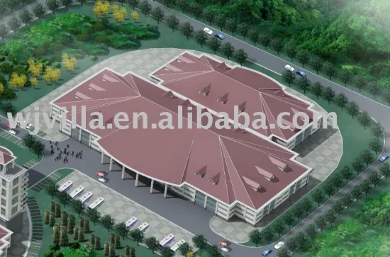 Prefab light steel warehouse with steel structure workshop