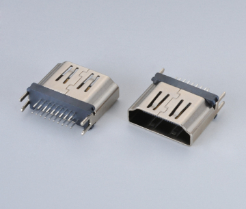 HDMI A-Type Female Straddle Mount Connector