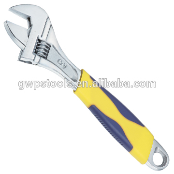 CR - V adjustable wrench with special handle cover insulation material