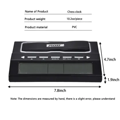 Digital Chess Game Professional Chess Timer