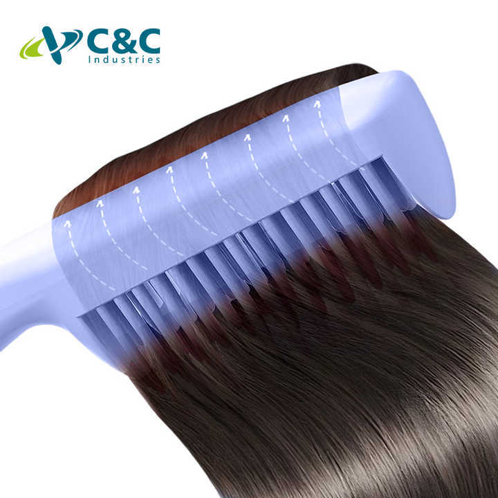 Mini Fast Heating Ceramic Hair Straightening Brush