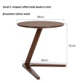 Small solid wood coffee table