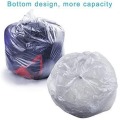 Zero Waste Produce Clear Plastic Liners Sacks with Handles Garbage Large Trash Bags
