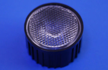 Aspheric Optical Pmma Led Lens With Black Holder For Led Spot Light