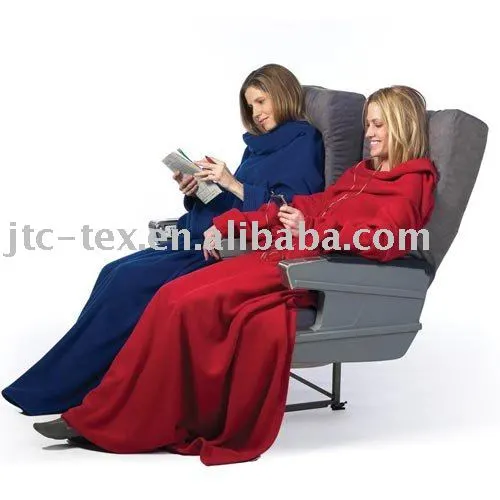 Snuggle Sleeves Blanket Coral fleece Polar fleece