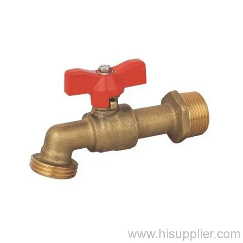 3/4'' 1/4 Turn Brass Hose Bibcock With T Handle,200wog 