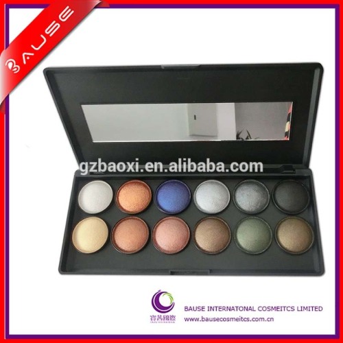 OEM 12 color baked makeup eyeshadow palette