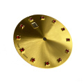 Sunray Watch dial with ruby indices watch parts