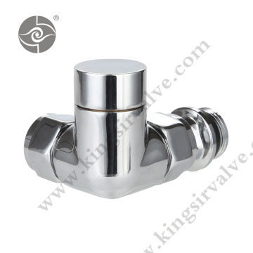 Chrome plated angle valve