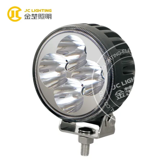 Factory supply round IP68 12V bicycle accessory 12W led work light for car, motorcycle, bicycle, truck, jeep