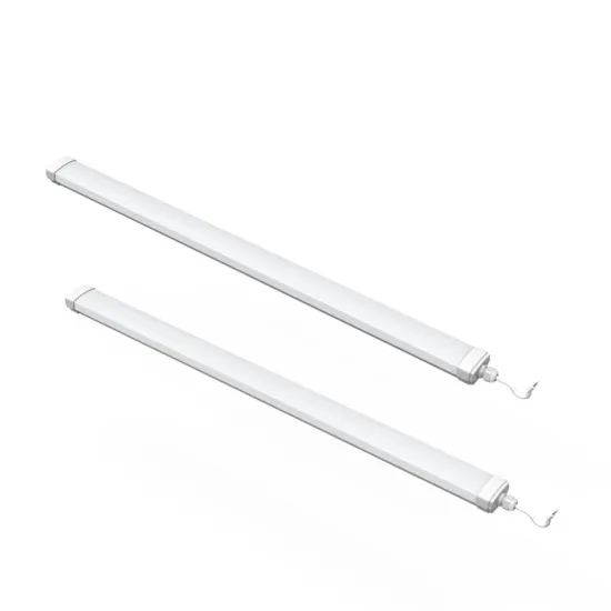 LED Batten Fitting for Parking Garage - Integrated Linear Strip with Double Tubes and Adjustable CCT