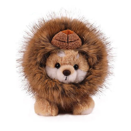 Lion pet hood plush toy plush puppy