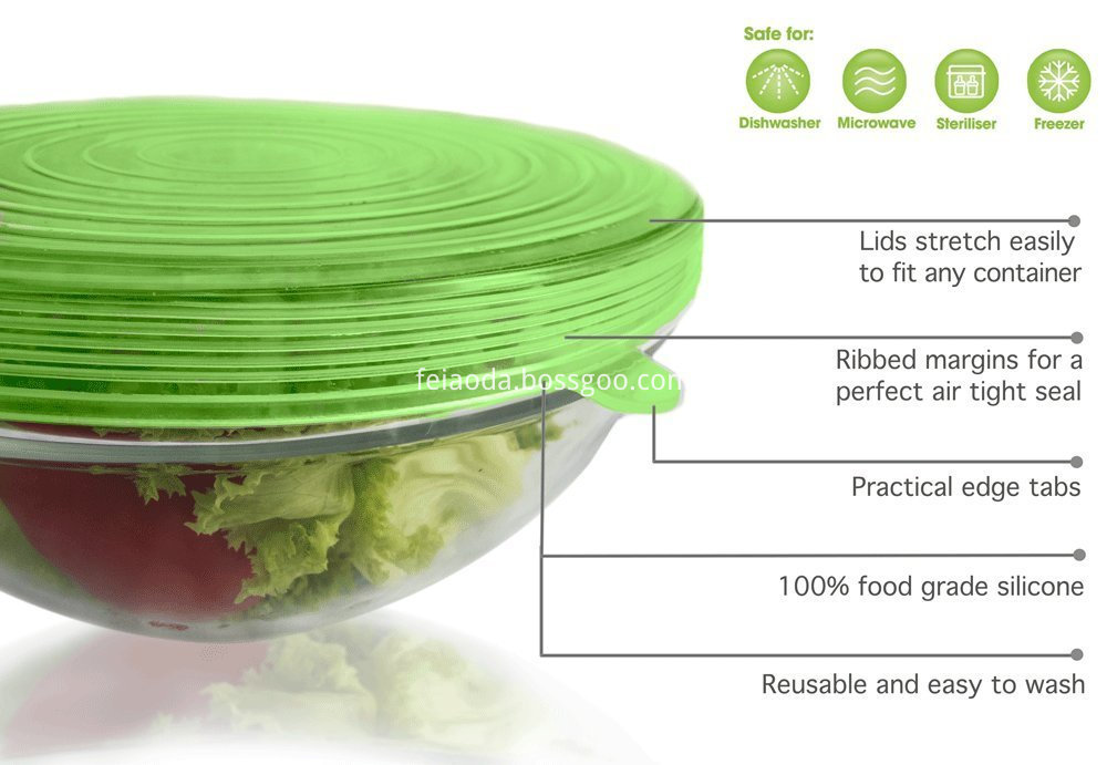 Useful Food Grade Silicone Cup Lid