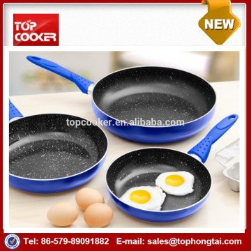 aluminum non stick stone coated fry pan