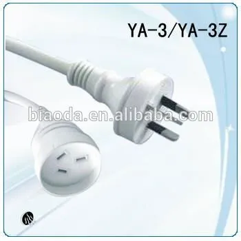 SAA AC power cord,Australian power lead ,3pin male plug