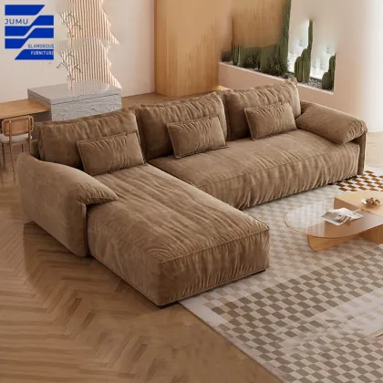 Minimalist Baxter Fabric Sofa Set for Small Apartments and Villas