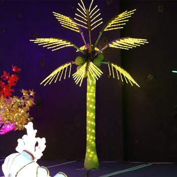 Outdoor PVC Fairy Garden LED Lights - IP65 Rated 3m/6m Coconut Palm Tree Lamp with 110V/220V and DC24V Power Supply
