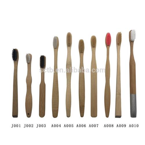 Biodegradable Environmental Adult Bamboo Toothbrush