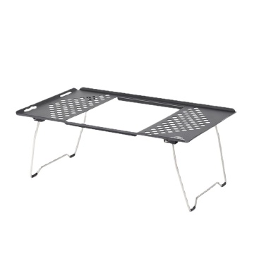 Hangrui IGT Steel Mesh Table - Foldable Multi-function Table for Outdoor Camping, Picnic, and BBQ