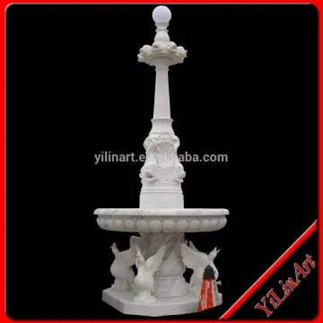 Outdoor Marble Stone Water Fountain Statues With Birds