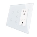 Wall Mounted Plastic Power Socket White Injection Moulds