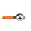 Stainless Steel Manual Squeezer with Silicone Orange Handle