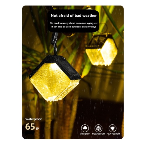 Солнечный ледяной кирпич легкий сад на открытом воздухе