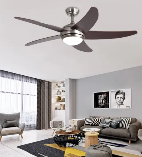 Quiet ceiling fan with light for baby room