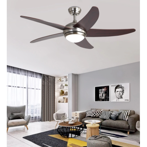 Quiet ceiling fan with light for baby room