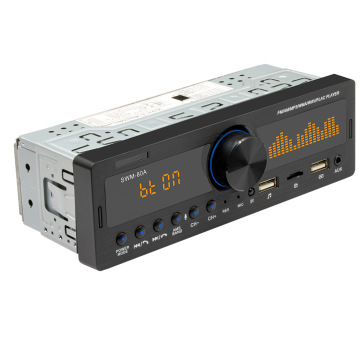 Bluetooth、USB、ビデオ、およびリモートコントロールを備えたDINカーラジオSWM-80A