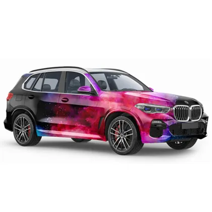 Personalized Gradient Painted Car Film Sticker for Auto Color Change