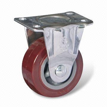 Light-duty Caster with 20 to 52kg Loading Capacity, No Bearing