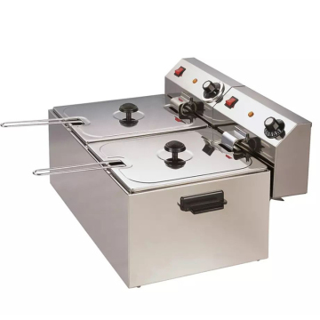 Wholesale 8L x 8L Commercial Double Electric Deep Fryer Machine