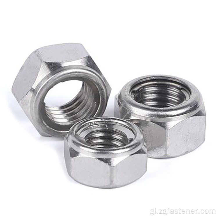 DIN980 Aceiro inoxidable de aceiro inoxidable All-Metal Pre-Torque Hexagon Nuts