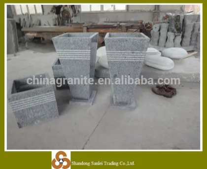 stone flower pot