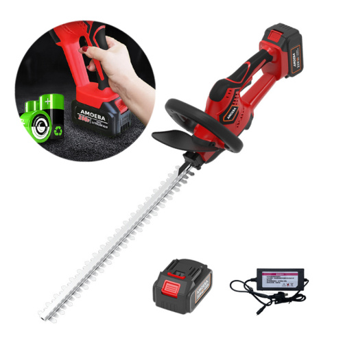 Double Blade Cordless Lithium Battery Electric Hedge Trimmer