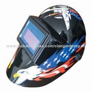 Welding Helmet, Solar Powered Auto Dark, Pretty American Eagle