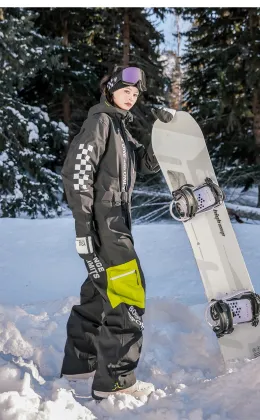 One-piece ski suit women's suit windproof