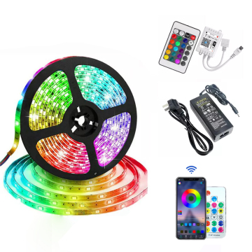 Luci di striscia LED WiFi RGB intelligente impermeabile (5 m/10m/20m) per casa