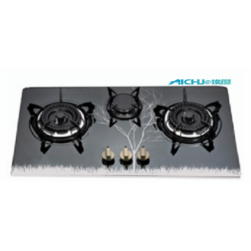 3 Burners Built In Stainless Steel Gas Hob