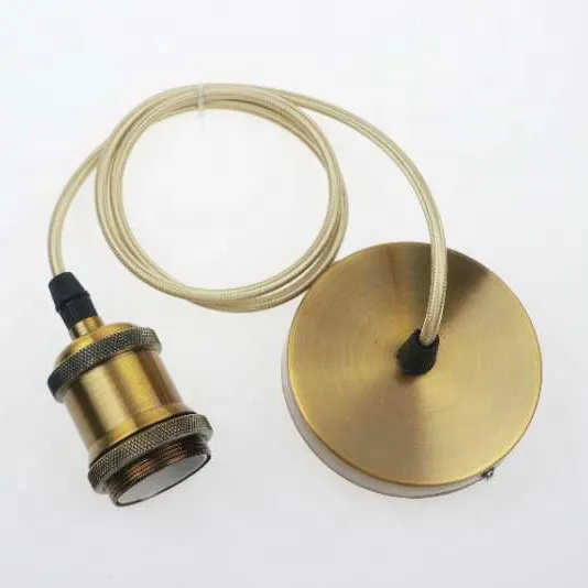 Vintage E26/E27 Ceiling Lamp Pendant Cord for Home