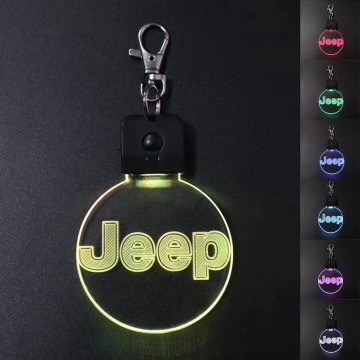 Chackchain à LED noir: mini, batterie rechargeable, conception acrylique
